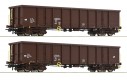 76075 Roco Set of 2 gondola cars type Eanos with load